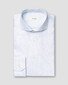 Eton Luxury Fine Herringbone Overhemd Licht Blauw