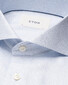 Eton Luxury Fine Herringbone Overhemd Licht Blauw