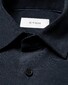 Eton Luxury Organic Cotton Corduroy Overhemd Dark Navy