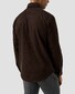 Eton Luxury Organic Cotton Corduroy Overhemd Donker Bruin