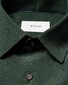Eton Luxury Organic Cotton Corduroy Overhemd Donker Groen