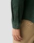 Eton Luxury Organic Cotton Corduroy Overhemd Donker Groen