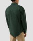 Eton Luxury Organic Cotton Corduroy Overhemd Donker Groen
