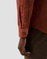 Eton Luxury Organic Cotton Corduroy Overhemd Oranje