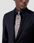Eton Luxury Organic Cotton King Twill Houndstooth Texture Overhemd Dark Navy
