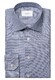 Eton Luxury Organic Cotton King Twill Houndstooth Texture Overhemd Donker Blauw