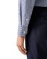 Eton Luxury Organic Cotton King Twill Houndstooth Texture Overhemd Donker Blauw