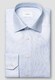 Eton Luxury Organic Cotton King Twill Houndstooth Texture Overhemd Licht Blauw
