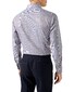 Eton Luxury Organic Cotton King Twill Houndstooth Texture Overhemd Oranje