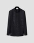 Eton Luxury Organic Cotton King Twill Houndstooth Texture Overhemd Zwart