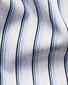 Eton Luxury Organic Supima Cottom 120 Poplin Multi Stripe Overhemd Blauw