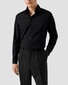 Eton Luxury Semi Solid Supima 120 Piqué Overhemd Zwart