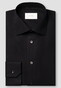 Eton Luxury Semi Solid Supima 120 Piqué Shirt Black