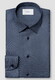 Eton Luxury Silk Twill Mother of Pearl Buttons Overhemd Navy