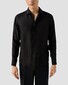 Eton Luxury Silk Twill Mother of Pearl Buttons Overhemd Zwart
