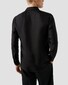 Eton Luxury Silk Twill Mother of Pearl Buttons Overhemd Zwart