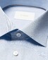 Eton Luxury Striped Poplin Weave Organic Supima Cotton Overhemd Licht Blauw