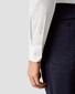 Eton Luxury Supima 120 Organic Cotton Twill Mother of Pearl Buttons Overhemd Wit