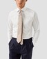 Eton Luxury Supima 120 Organic Cotton Twill Mother of Pearl Buttons Overhemd Wit