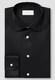Eton Luxury Supima 120 Organic Cotton Twill Mother of Pearl Buttons Overhemd Zwart