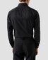 Eton Luxury Supima 120 Organic Cotton Twill Mother of Pearl Buttons Overhemd Zwart