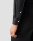 Eton Luxury Supima 120 Organic Cotton Twill Mother of Pearl Buttons Overhemd Zwart