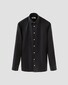Eton Luxury Supima 120 Organic Cotton Twill Mother of Pearl Buttons Overhemd Zwart