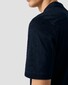 Eton Luxury Uni Cotton Filo di Scozia Piqué Jersey Polo Navy