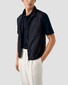 Eton Luxury Uni Cotton Filo di Scozia Piqué Jersey Polo Navy