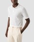 Eton Luxury Uni Cotton Filo di Scozia Piqué Jersey Polo Wit