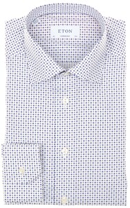 Eton Medallion Signature Twill Shirt Light Blue