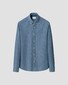 Eton Mélange Button-Down Italian Woven Lightweight Denim Overhemd Light Denim Blue