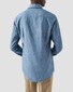 Eton Mélange Effect Texture Denim Twill Overhemd Licht Blauw