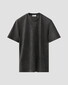 Eton Merino Wool Tencel Jersey Faux-Uni Crew Neck T-Shirt Dark Gray