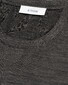 Eton Merino Wool Tencel Jersey Faux-Uni Crew Neck T-Shirt Dark Gray