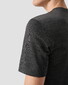 Eton Merino Wool Tencel Jersey Faux-Uni Crew Neck T-Shirt Donker Grijs