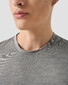 Eton Merino Wool Tencel Jersey Faux-Uni Crew Neck T-Shirt Grijs