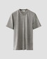 Eton Merino Wool Tencel Jersey Faux-Uni Crew Neck T-Shirt Grijs