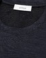 Eton Merino Wool Tencel Jersey Faux-Uni Crew Neck T-Shirt Navy