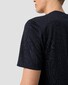 Eton Merino Wool Tencel Jersey Faux-Uni Crew Neck T-Shirt Navy