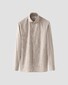 Eton Micro Check Fine Cotton Twill Overhemd Beige