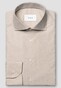 Eton Micro Check Fine Cotton Twill Overhemd Beige