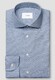 Eton Micro Check Fine Cotton Twill Overhemd Blauw