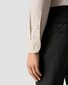 Eton Micro Check Organic Cotton Fine Twill Overhemd Beige