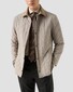 Eton Micro Check Organic Cotton Fine Twill Overhemd Beige