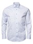 Eton Micro Check Signature Twill Overhemd Licht Blauw