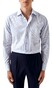 Eton Micro Check Signature Twill Overhemd Licht Blauw