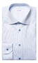 Eton Micro Check Signature Twill Overhemd Licht Blauw