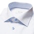 Eton Micro Check Signature Twill Overhemd Licht Blauw