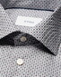 Eton Micro Floral Pattern Shirt Purple